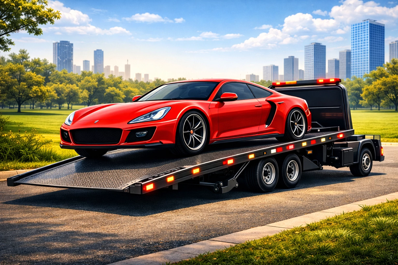 سطحة هيدروليك للسيارات المنخفضة